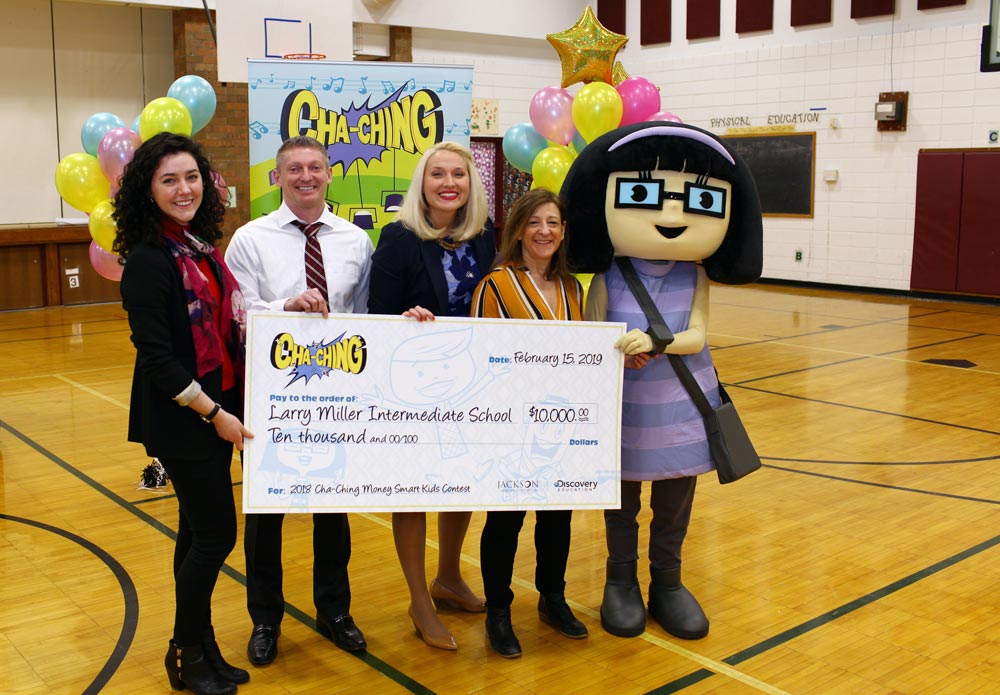 Jackson Charitable Foundation and Discovery Education Announce “Cha-Ching Money Smart Kids!” Elementary School Contest Winner