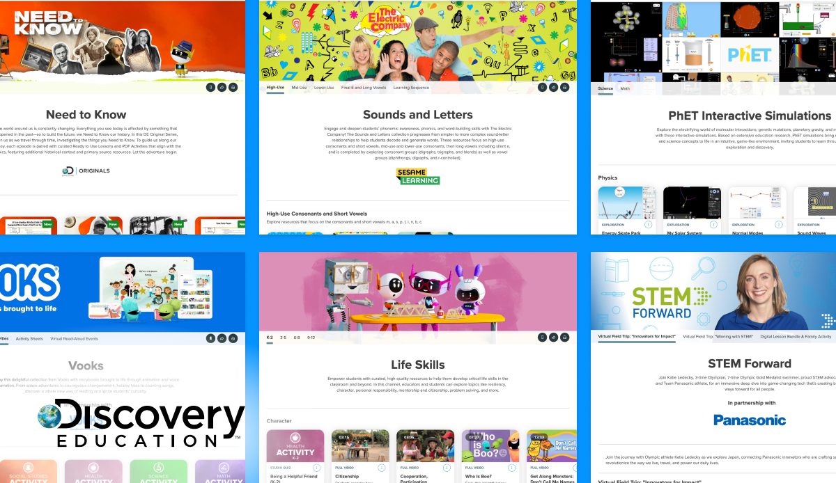 Discovery Education Enhances K-12 Platform with New Games, Interactives, Career Resources, and More to Nurture Student Curiosity  