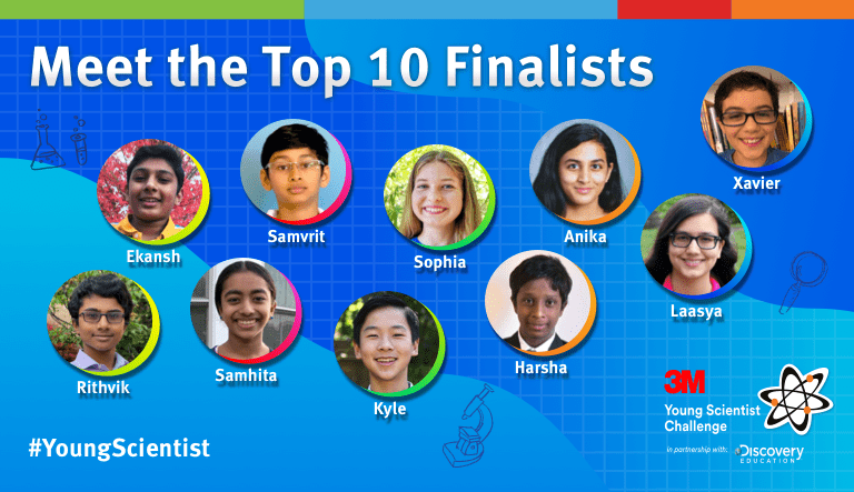 3M Young Scientist Challenge Announces 2020 National Finalists